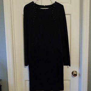 NYDJ long sleeve dress with grommets
